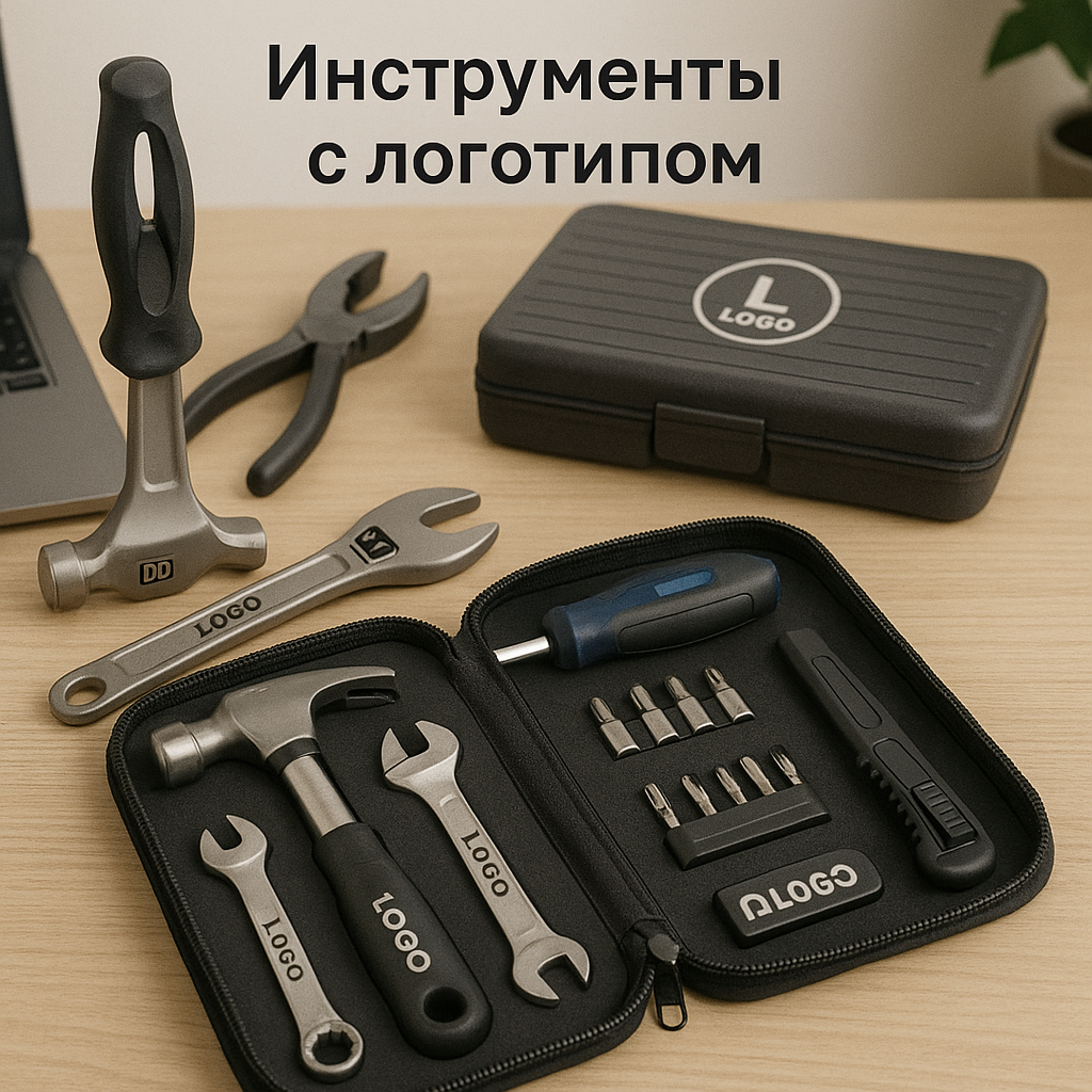 Инструменты с логотипом