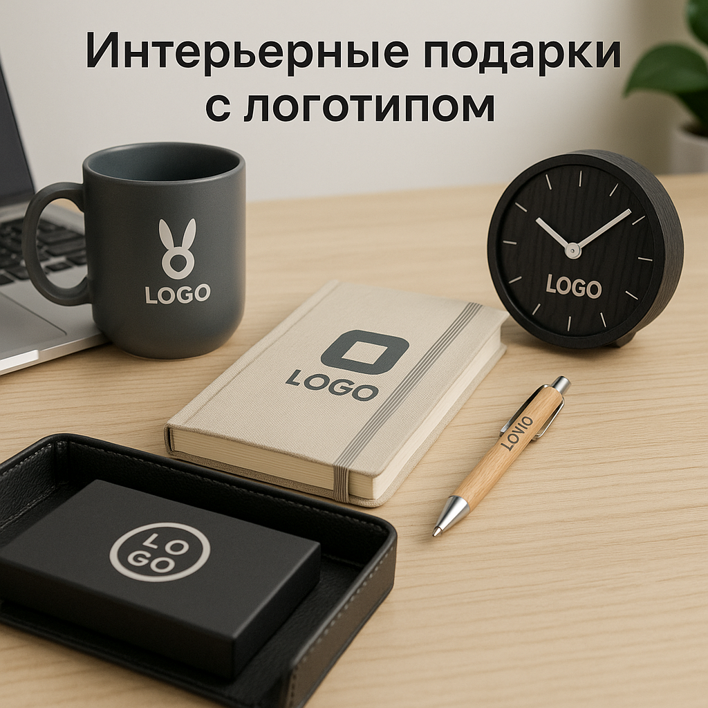 Интерьерные подарки с логотипом