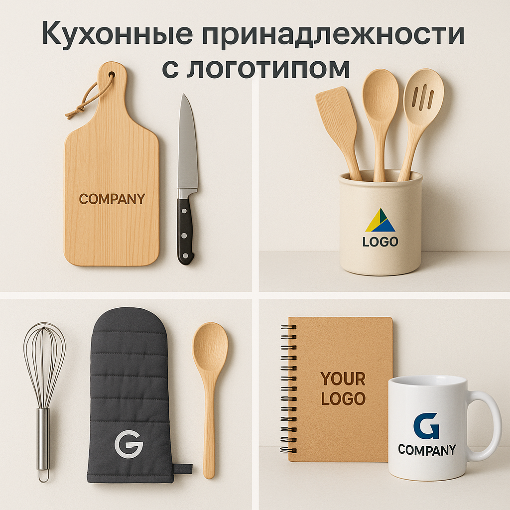 Кухонные принадлежности с логотипом