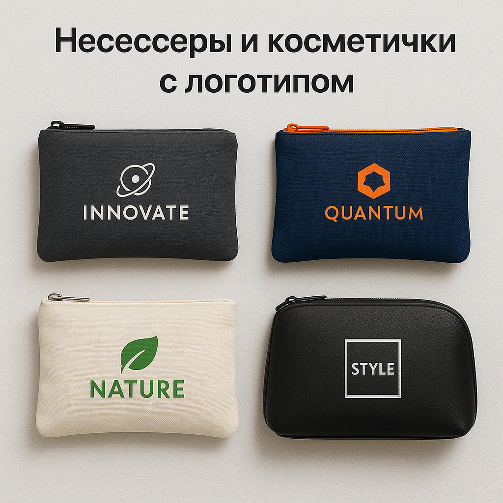 Несессеры и косметички с логотипом